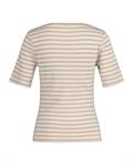 Geripptes T-Shirt mit Streifen dry sand