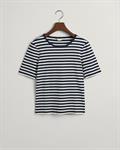 Geripptes T-Shirt mit Streifen evening blue