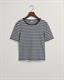 Geripptes T-Shirt mit Streifen evening blue