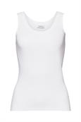 Geripptes Tanktop white