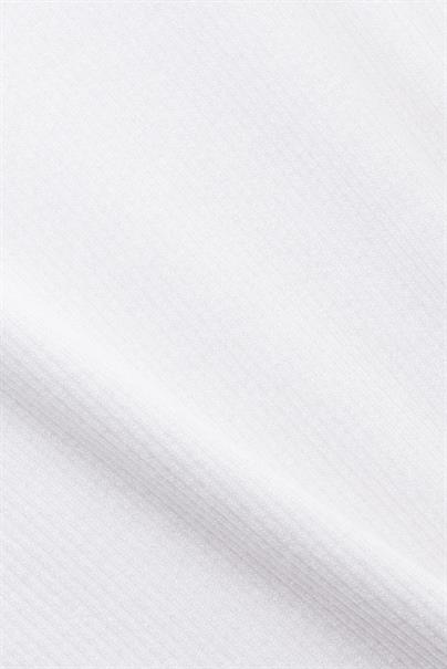 Geripptes Tanktop white