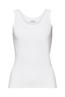 Geripptes Tanktop white