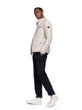 Gesteppte Hybrid Jacke off white