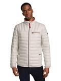 Gesteppte Hybrid Jacke off white