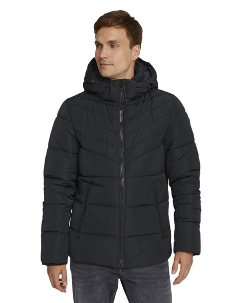 gesteppte Jacke black