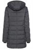 Gesteppte Jacke mit abnehmbarer Kapuze charcoal