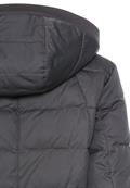 Gesteppte Jacke mit abnehmbarer Kapuze charcoal