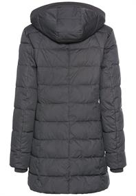 Gesteppte Jacke mit abnehmbarer Kapuze charcoal