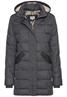 Gesteppte Jacke mit abnehmbarer Kapuze charcoal