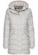 Gesteppte Jacke mit abnehmbarer Kapuze silver