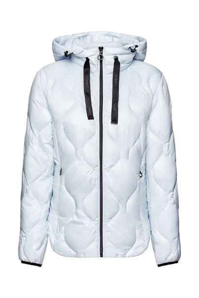 Gesteppte Puffer Jacket mit Kapuze pastel blue