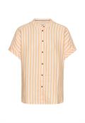 Gestreifte Bluse aus Leinen-Lyocell-Mix stripes