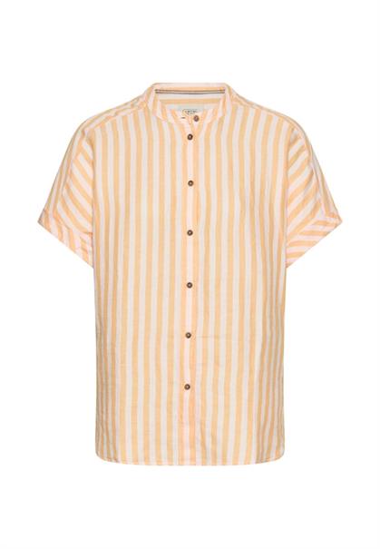Gestreifte Bluse aus Leinen-Lyocell-Mix stripes