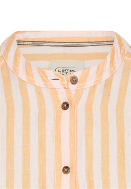 Gestreifte Bluse aus Leinen-Lyocell-Mix stripes