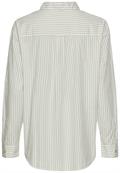 Gestreifte Bluse aus reiner Baumwolle eukalyptus stripes