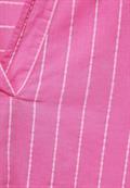 Gestreifte Bluse bloomy pink