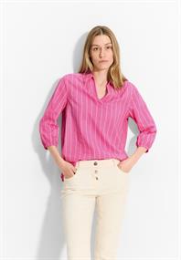 Gestreifte Bluse bloomy pink