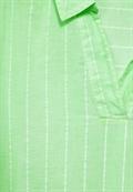 Gestreifte Bluse matcha lime
