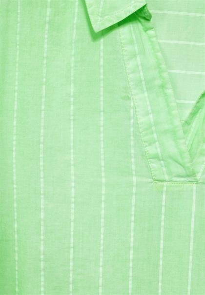 Gestreifte Bluse matcha lime