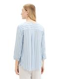Gestreifte Bluse mit Taschen offwhite blue vertical stripe