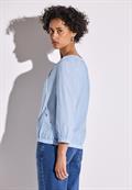 Gestreifte Bluse smoked blue