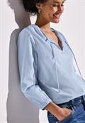 Gestreifte Bluse smoked blue