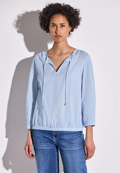 Gestreifte Bluse smoked blue