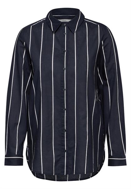 Gestreifte Bluse universal blue