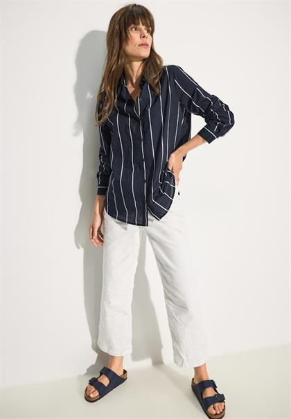 Gestreifte Bluse universal blue