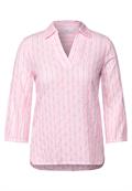 Gestreifte Bluse vanilla white