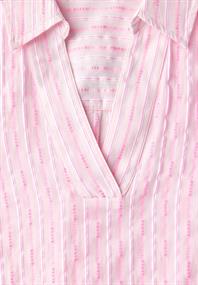 Gestreifte Bluse vanilla white