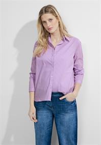 Gestreifte Hemdbluse sporty lilac