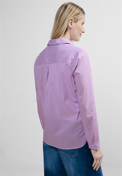 Gestreifte Hemdbluse sporty lilac