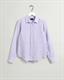 Gestreifte Leinenbluse crocus purple