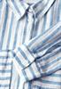 Gestreifte Leinenhemdbluse serenity blue