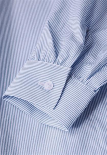 Gestreifte Longblouse columbia blue