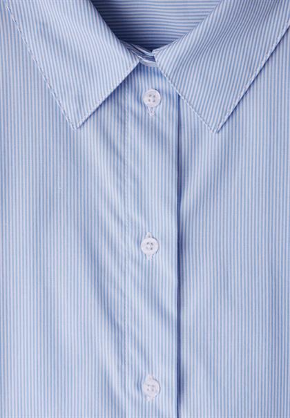 Gestreifte Longblouse columbia blue