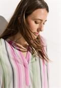 Gestreifte Multicolor Bluse vanilla white