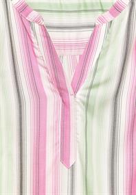 Gestreifte Multicolor Bluse vanilla white