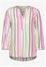 Gestreifte Multicolor Bluse vanilla white