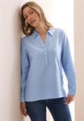 Gestreifte Oxford Bluse fresh light blue