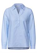Gestreifte Oxford Bluse fresh light blue