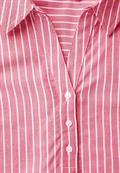 Gestreifte Oxford Bluse granita red