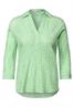 Gestreifte Seersucker Bluse iced neon green