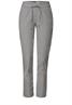 Gestreifte Seersucker Hose dark balmy khaki