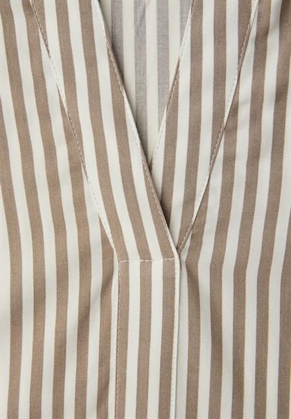 Gestreifte Tunika light terra mocha