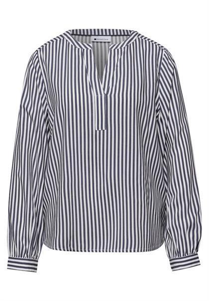 Gestreifte Tunika shadow blue