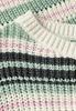 Gestreifter Pullover slate khaki