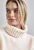 Gestreifter Strickpullover petal rose