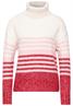 Gestreifter Strickpullover petal rose